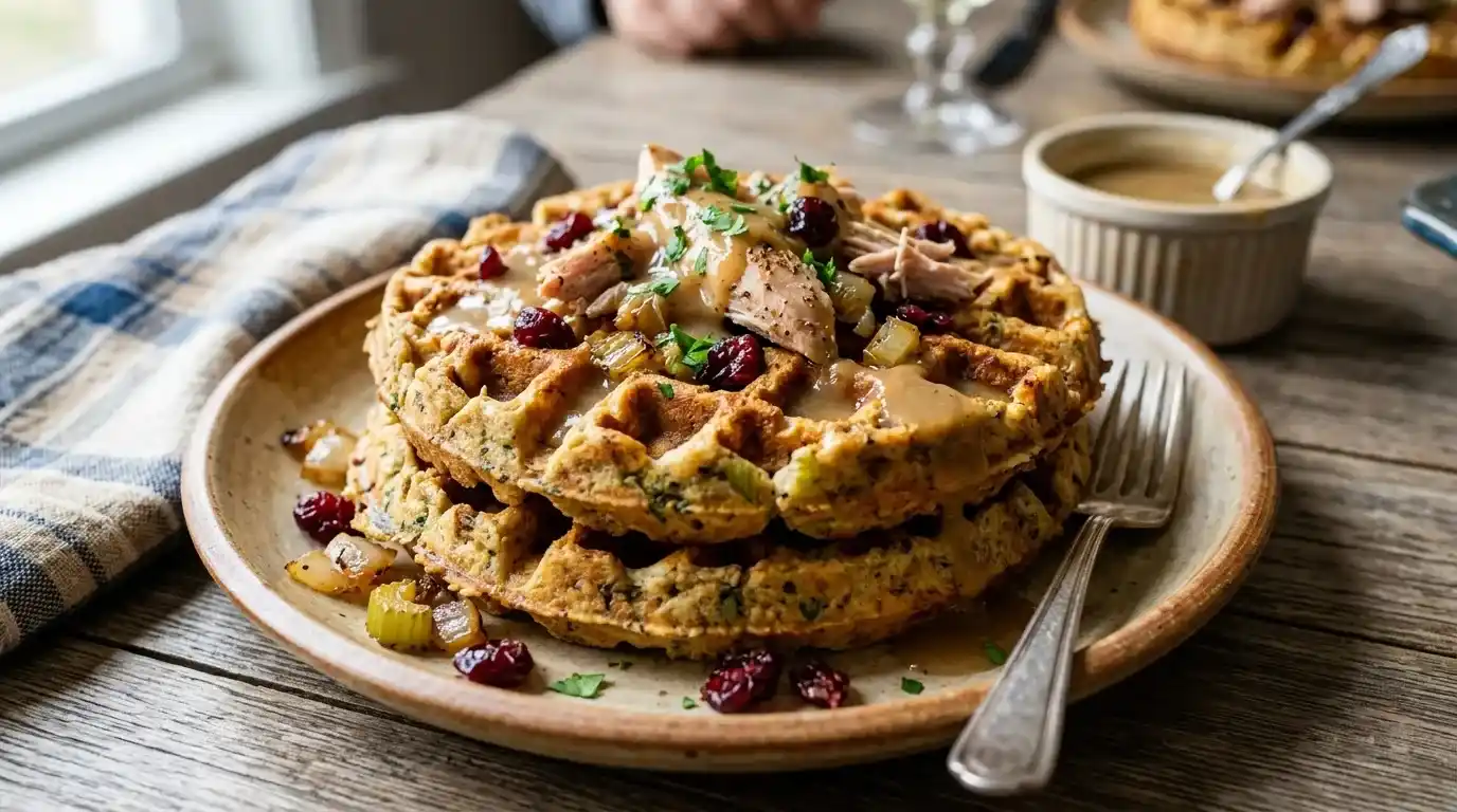 Stove Top Stuffing Waffles Recipe