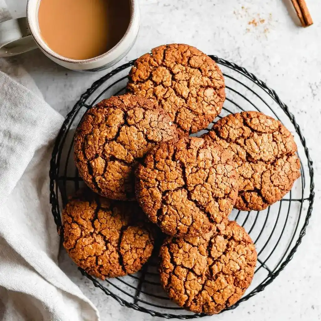 Healthy Gingerbread Oatmeal Cookies Recipe