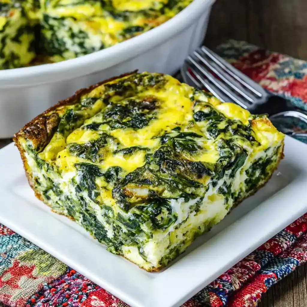 Spinach Egg Casserole Recipe