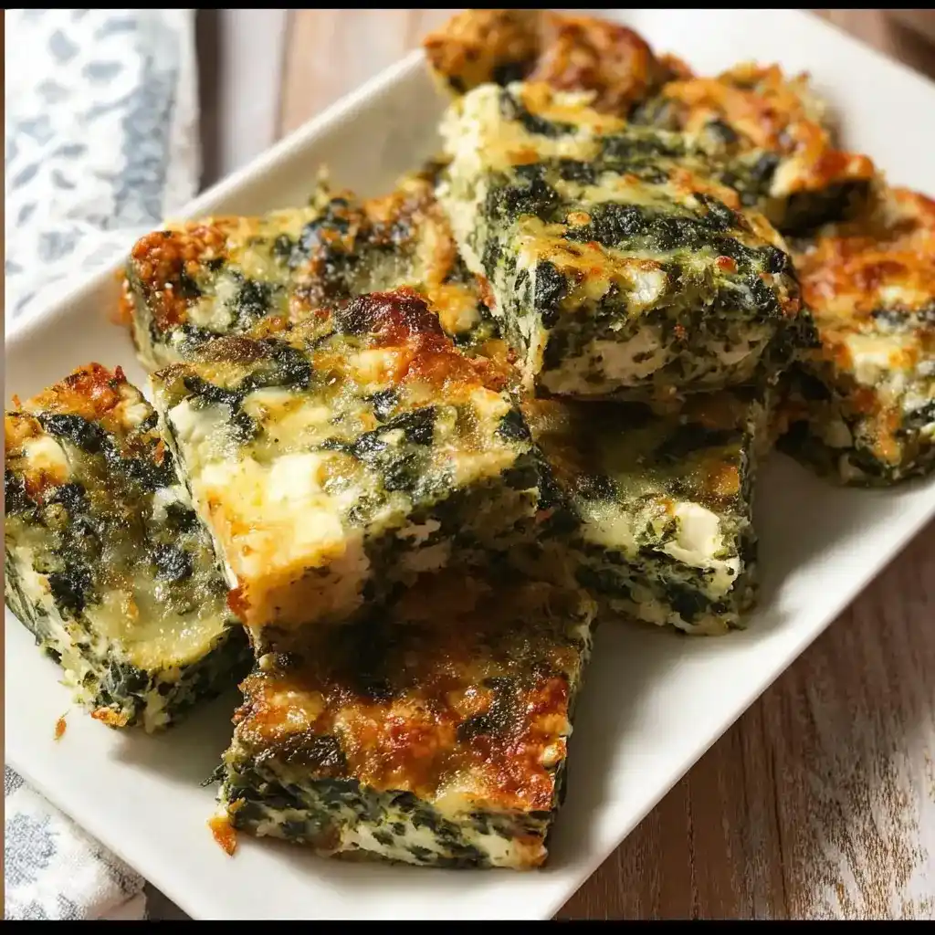 Spinach and Cheese Squares Recipe