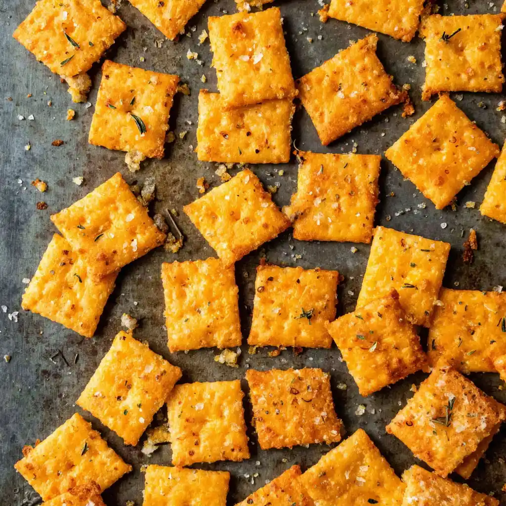 ​​​​​​​​​​​​​​​Homemade Cheese Crackers Recipe