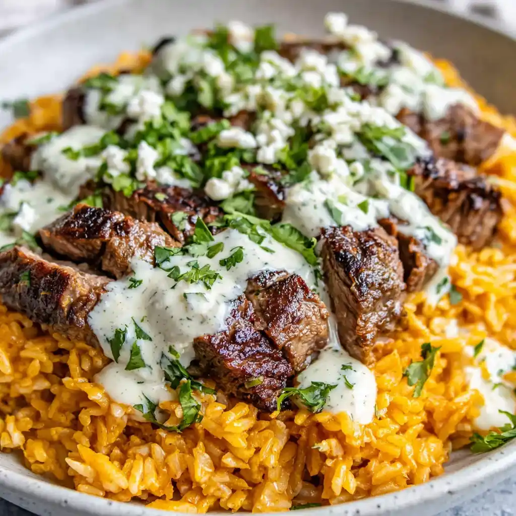 Steak Queso Rice Recipe