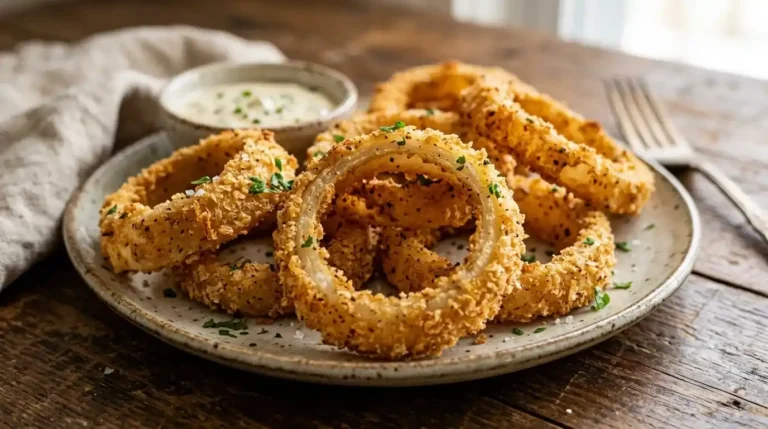 ​Baked Onion Rings Recipe