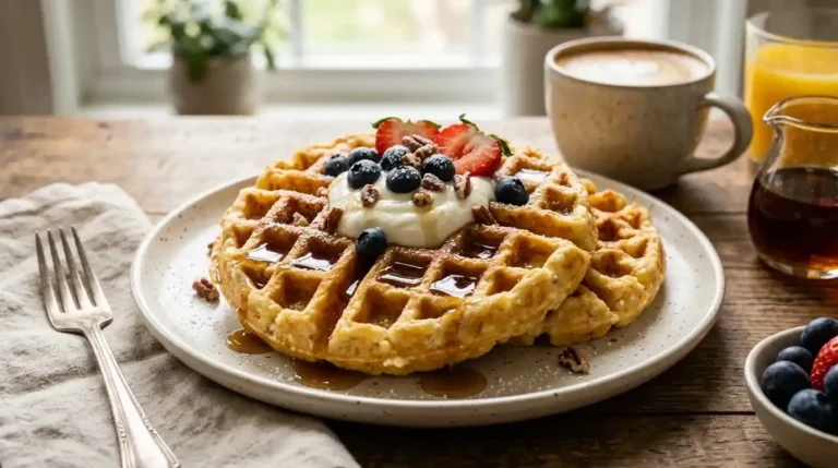 ​​​​​​​​​​​​Cottage Cheese Waffles Recipe