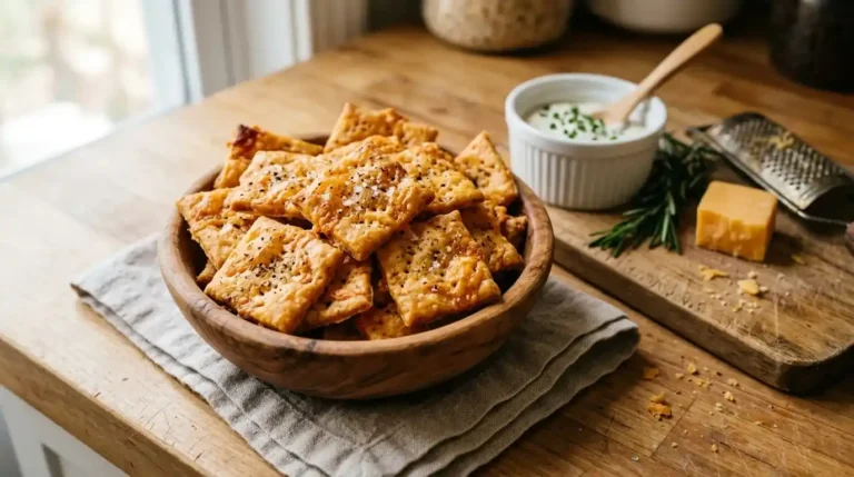 ​​​​​​​​​​​​​​​Homemade Cheese Crackers Recipe