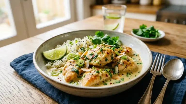 ​​​​​​​​​​​​​​​One Pan Coconut Lime Chicken Recipe