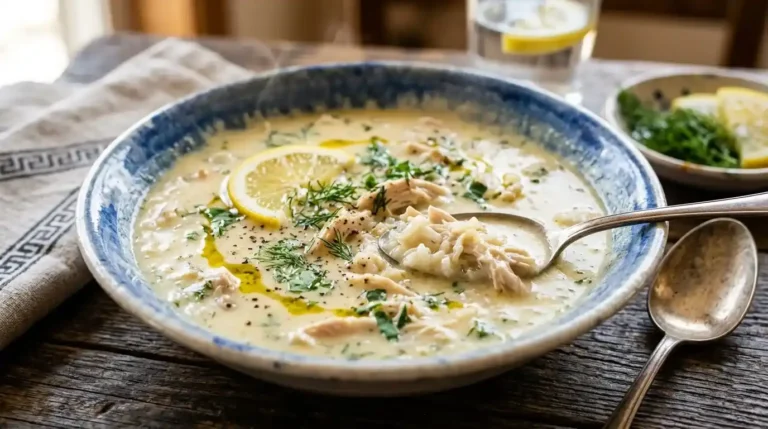 Avgolemono Greek Lemon Chicken Soup Recipe