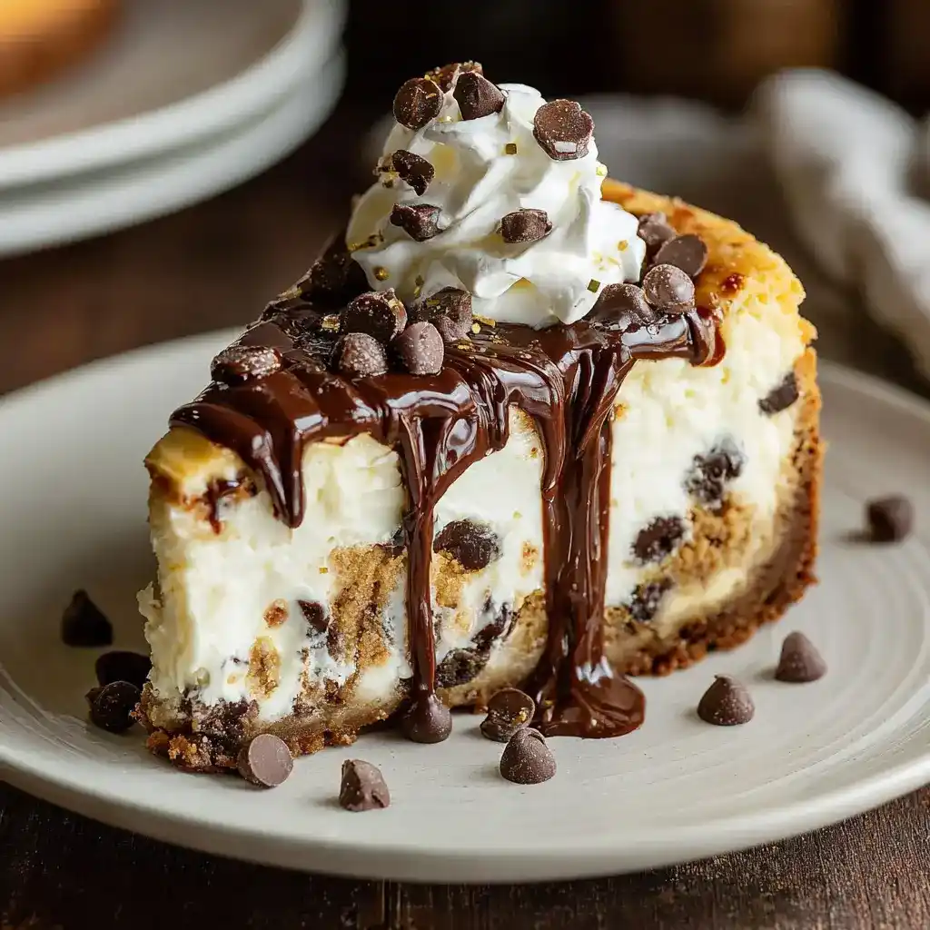 Chocolate Chip Cookie Dough Cheesecake Recipe