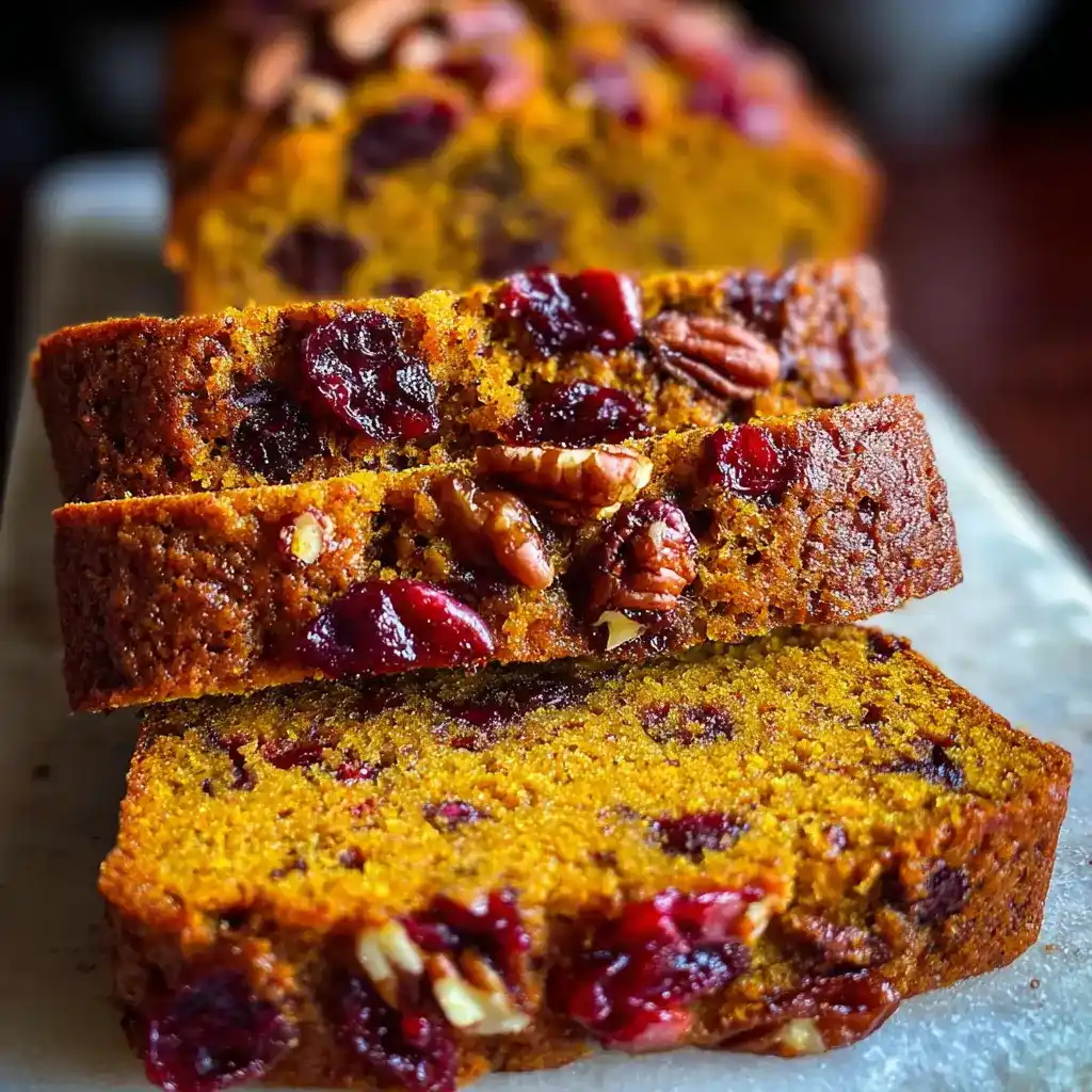 Cranberry Pecan Pumpkin Bread Recipe