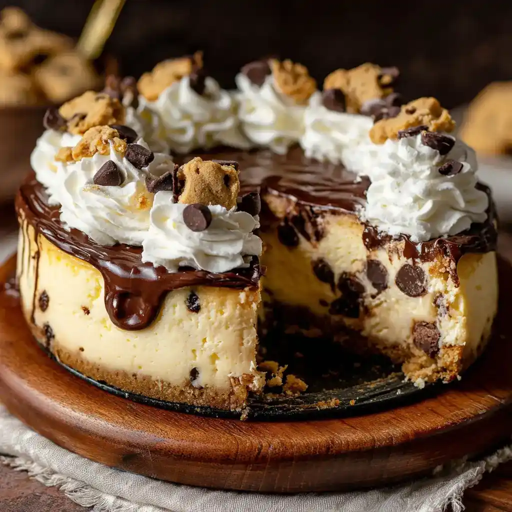 Chocolate Chip Cookie Dough Cheesecake Recipe
