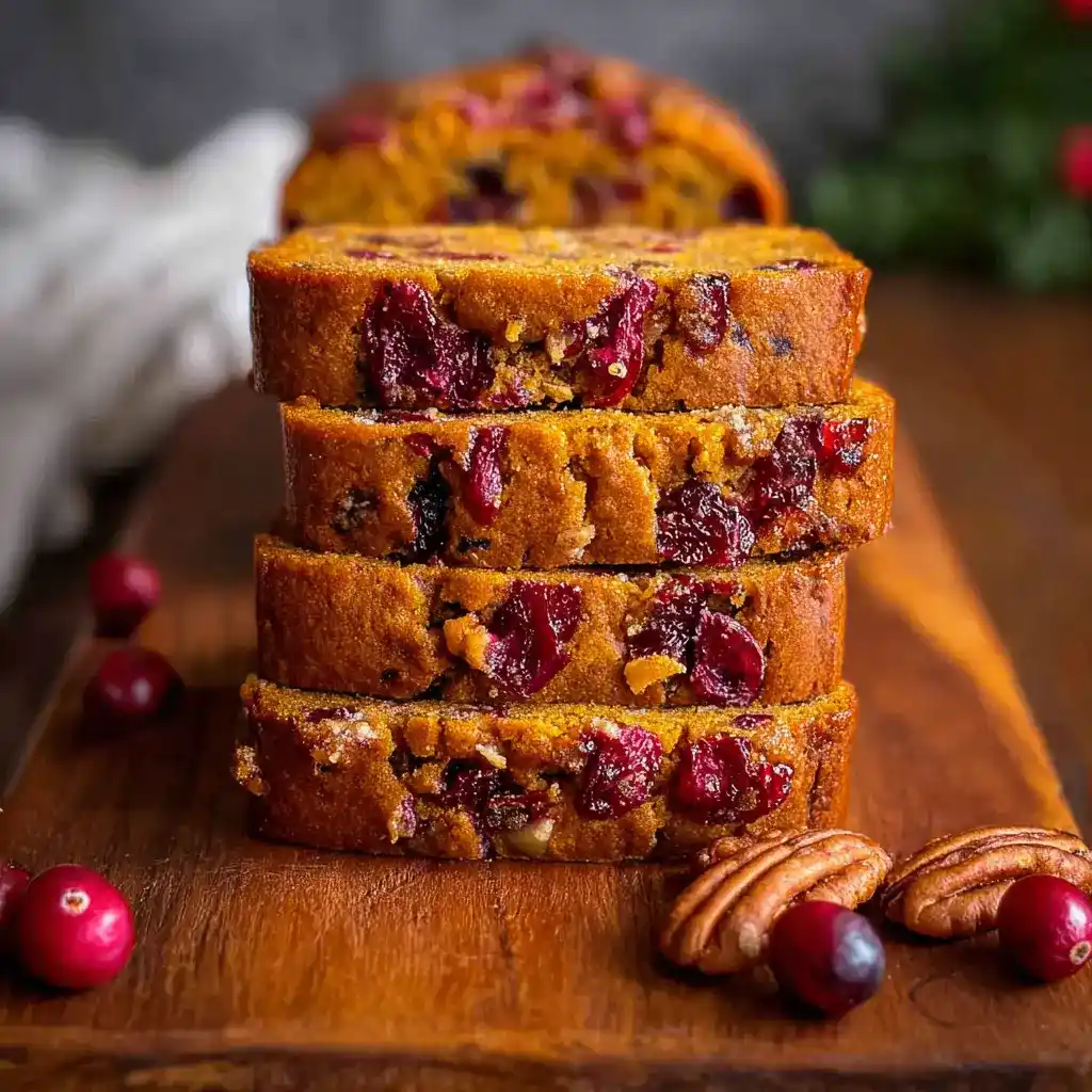 Cranberry Pecan Pumpkin Bread Recipe