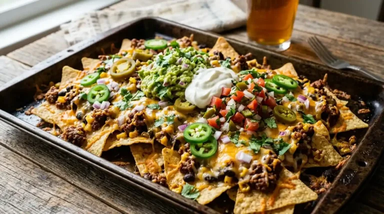 Loaded Sheet Pan Nachos Recipe