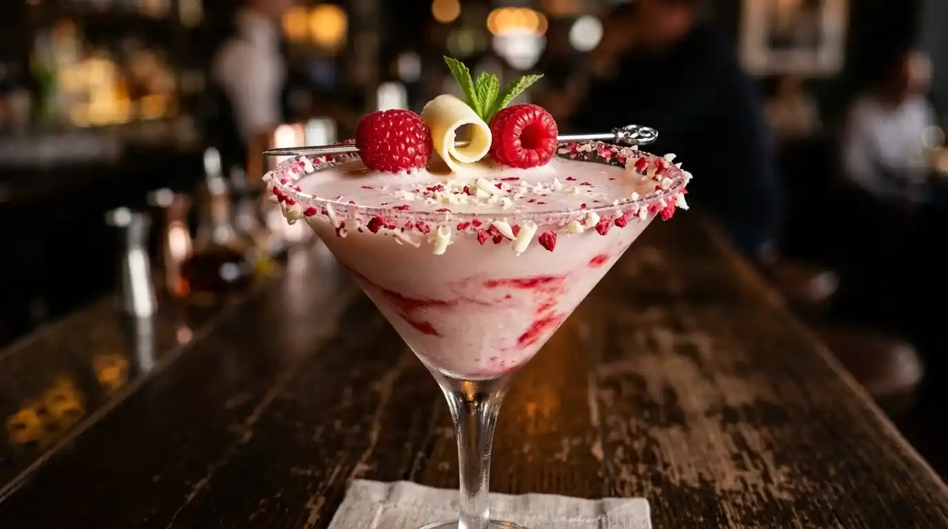 Raspberry White Chocolate Martini Recipe