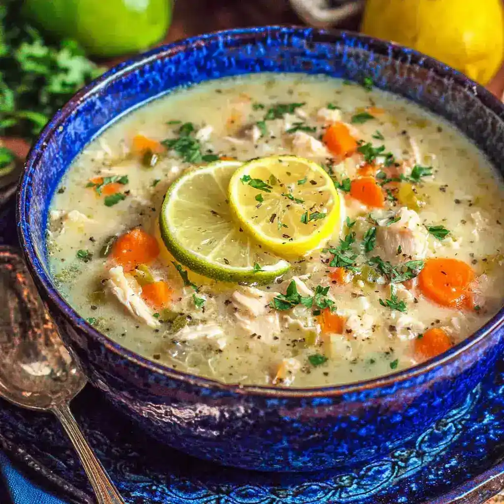 Avgolemono Greek Lemon Chicken Soup Recipe